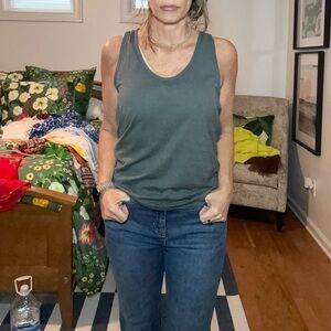 J. Crew Dark Gray Tank Top